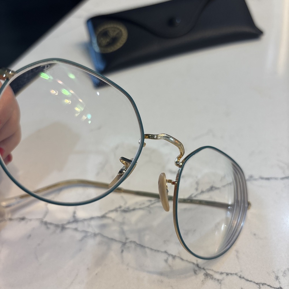 Ray-Ban 6465 Jack 3136 51-20-140 Gold Geometric Frame Frame Only - Picture 4 of 4